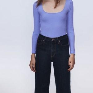 Zara long sleeve bodysuit